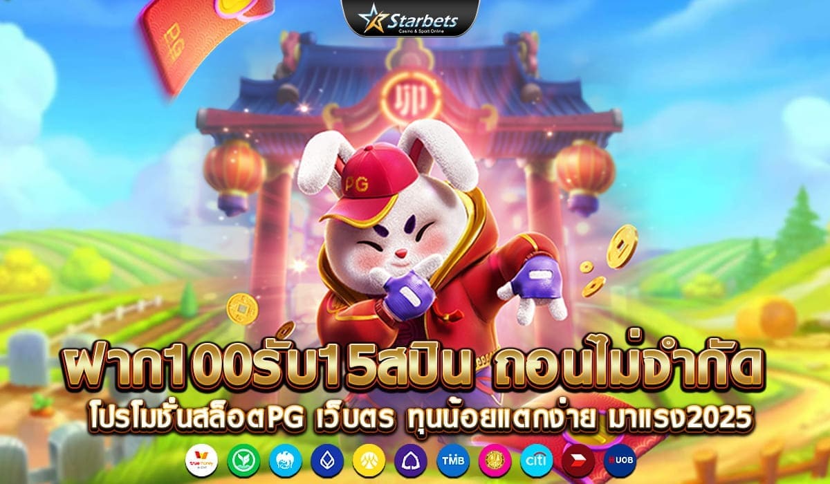 ฝาก100รับ15สปิน